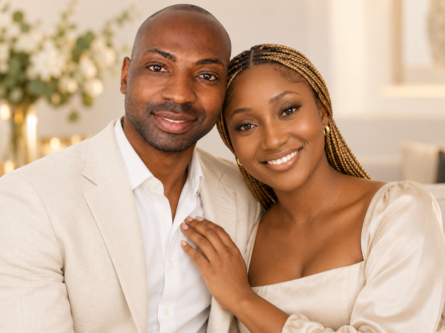 Oluwatobi and Olayinka wedding portrait